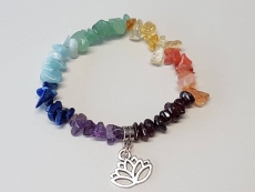 Elastisches Edelsteinarmband Chakra